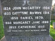 McCarthy, John, Catherine, Daniel